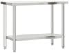 vidaXL Küchen-Arbeitstisch 110x55x85 cm Edelstahl 376455 Bild 2