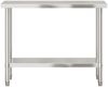 vidaXL Küchen-Arbeitstisch 110x55x85 cm Edelstahl 376455 Bild 5