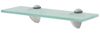 vidaXL Schwebendes Regal, Glas transparent, 0,8 x 10 x 50 cm Bild 4