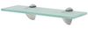 vidaXL Schwebendes Regal, Glas transparent, 0,8 x 10 x 50 cm Bild 5