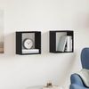 vidaXL Würfel-Wandregale 2 Stk. Schwarz Eichen-Optik 30x15x30 cm 862055 Bild 3