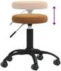 vidaXL Massagehocker Samt Braun 3085736 Bild 4