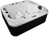 TroniTechnik Whirlpool Outdoor Whirlpool NISIDA weiß, (mit 21 Düsen & 3-PS-Pumpe, mit Wasserfall & Ozon-Desinfektion), LED, Sanitäracryl,Marken-Steuereinheit Bild 2