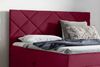 99rooms Pietro Boxspringbett 120x200 cm Velours MONOLITH Bordeaux Bild 2