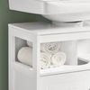 SoBuy FRG128-II-W Waschbeckenunterschrank, MDF, Lackiert, Weiß, 60 x 60 x 30 cm Bild 5