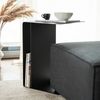 HOME DELUXE Beistelltisch aus Metall ZIMA - 58 x 38 cm Schwarz Made in Germany Bild 2