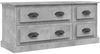 vidaXL TV-Schrank Betongrau 100x35,5x45 cm Holzwerkstoff 816452 Bild 2
