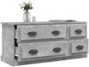 vidaXL TV-Schrank Betongrau 100x35,5x45 cm Holzwerkstoff 816452 Bild 5