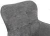 6er-Set Esszimmerstuhl HWC-Q35, Küchenstuhl Armlehne drehbar Auto-Return, Stoff Chenille (680g/m²) Holz MVG ~ grau Bild 5