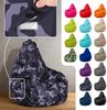Green Bean® Sitzsack mit Rückenlehne, 230L Füllung waschbar, Polyester-PVC-Stoff camouflage-schwarz, 80 x 70 x 90 cm Bild 2