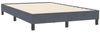 vidaXL Bettgestell ohne Matratze Dunkelgrau 120x210 cm Samt 4101350 Bild 2