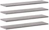vidaXL Wandregale 4 Stk. Grau Sonoma 80x20x1,5 cm Holzwerkstoff 838263 Bild 2
