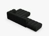 Micadoni Modulares Ecksofa offen Lupine 5-Sitzer Rechts Boucle Baloo Schwarz Bild 4