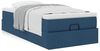 vidaXL Ottoman-Bett mit Matratze Blau 90x200 cm Stoff 3311084 Bild 4