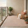 Vimoda Outdoorteppich Teppich In- und Outdoor Terrassen & Balkon Küche, Rechteckig, Höhe: 5 mm, Läufer Blumen Design wasserabweisend schnell trocknend Bild 3