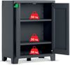 Keter Niedriger Lagerschrank Moby Graphitgrau 100 cm Bild 4