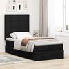 vidaXL Ottoman-Bett mit Matratze Schwarz 100x200 cm Stoff 3313135 Bild 3