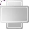 vidaXL LED-Badspiegel 60x100 cm 3154102 Bild 4