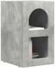 vidaXL Nachttisch ELST 2 Stk. Beton Grau 29,5 x 33,5 x 50 cm 891231 Bild 3