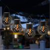 MARELIDA LED Solarleuchte LED Solar Hängeleuchten Feuerball Kugelleuchte mit Flammeneffekt 4St, LED Classic, amber Bild 2