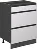 Küchenfront R-Line Weiß 59.6 x 70.4 cm Möbelfront für den Schubladenunterschrank Vicco Bild 5