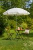 TrendLine Sonnenschirm creme Ø 180 cm UV-Schutz: 60+ Sonnenschutz Strandschirm Bild 3