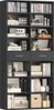 HOMECHO Bücherregal, 185,5 cm hoch Standregal mit 8 Ebenen und 2 Schubladen Bild 4