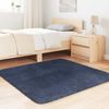 vidaXL Teppich Shaggy Hochflor NAVARRA Marineblau 120x120 cm Polyester 4102867 Bild 3