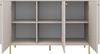 Ovalio Sideboard Typ 830 Kommode 164 cm Wohnzimmer Esszimmer Anrichte Modern Farbwahl Sandbeige, Cremona-Eiche und Dunin-Eiche Bild 3