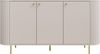 Ovalio Sideboard Typ 830 Kommode 164 cm Wohnzimmer Esszimmer Anrichte Modern Farbwahl Sandbeige, Cremona-Eiche und Dunin-Eiche Bild 2