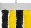 Moritz Flauschvorhang aus Chenille 100 x 200 cm schwarz gelb Türvorhang als Fliegenschutz Insektenschutz für Camping Wohnwagen Bild 4