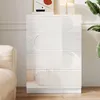 Kommode mit 4 Schubladen, Schubladenkommode, Mehrzweckschrank, Schubkastenkommode, weiß Bild 3