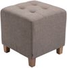 CLP 2er Set Sitzhocker Pharao, antik-hell mit hochwertiger Polsterung,taupe Bild 2