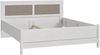 Doppelbett MOONDUST 180 x 200 cm Schneeeiche / Geflechtoptik, Forte Bild 3