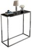 Lookway Konsolentisch MODERN GLASS mit silberfarbenem, verchromtem Gestell (1x Konsole), Breite: 80/100 cm Bild 3