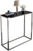 Lookway Konsolentisch MODERN GLASS mit silberfarbenem, verchromtem Gestell (1x Konsole), Breite: 80/100 cm Bild 4