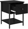 vidaXL Nachttisch 2 pcs Schwarz Eichen-Optik 34 x 35,5 x 45 cm 881805 Bild 5