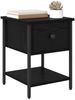 vidaXL Nachttisch 2 pcs Schwarz Eichen-Optik 34 x 35,5 x 45 cm 881805 Bild 3