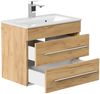 Badmöbel Mars 600 SlimLine SoftClose eiche gold : Eiche Gold Bild 4