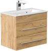 Badmöbel Mars 600 SlimLine SoftClose eiche gold : Eiche Gold Bild 3