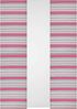 Bestlivings Flächenvorhang Elena 3er Pack "gestreift" 60 x 260 cm (B x H) in Hellgrau Himbeere inkl. Zubehör, Schiebevorhang mit Streifen Bild 4