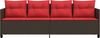 vidaXL Sonnenliege mit Kissen Braun Poly Rattan 368332 Bild 4