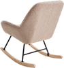 Schaukelsessel KINNO Bouclé Beige Bild 5