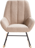 Schaukelsessel KINNO Bouclé Beige Bild 4
