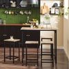 SoBuy® OGT11-N Bartisch Set 5-teilig Esstisch Bistrotisch mit 4 Stühlen Sitzgruppe Bild 4