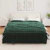 vidaXL Rutschfeste Decke aus Kunstkaninchenfell Olite 4 pcs Dunkelgrün 42021824 Bild 4