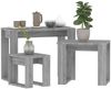 Satztische 3 Stk. Grau Sonoma Holzwerkstoff [815223] Bild 4