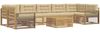 vidaXL Outdoor-Sofagarnitur 8 pcs Weiß und Beige Massivholz Akazie 3390218 Bild 2