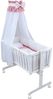 Baby-Delux Babybettwäsche Baby Wiegenset, Textilien, 6 teilig, Wiegenset 6-tlg. für Babywiege 90x40 (ohne Wiege) verschiedene Designs Bild 3