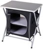 Spetebo Campingtisch 2-in-1 Campingschrank und Tisch - 64 x 60 cm, klappbar Bild 2